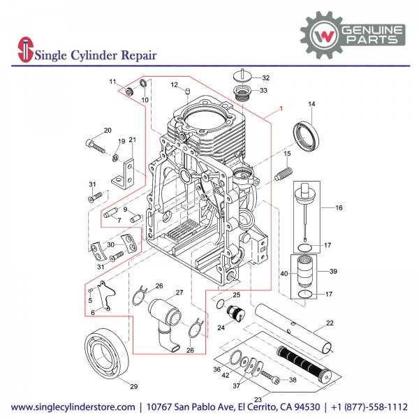 Wacker 5000202331 Crankcase