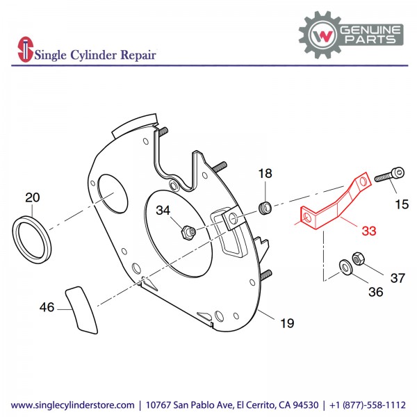 Wacker 5000202341 BRACKET