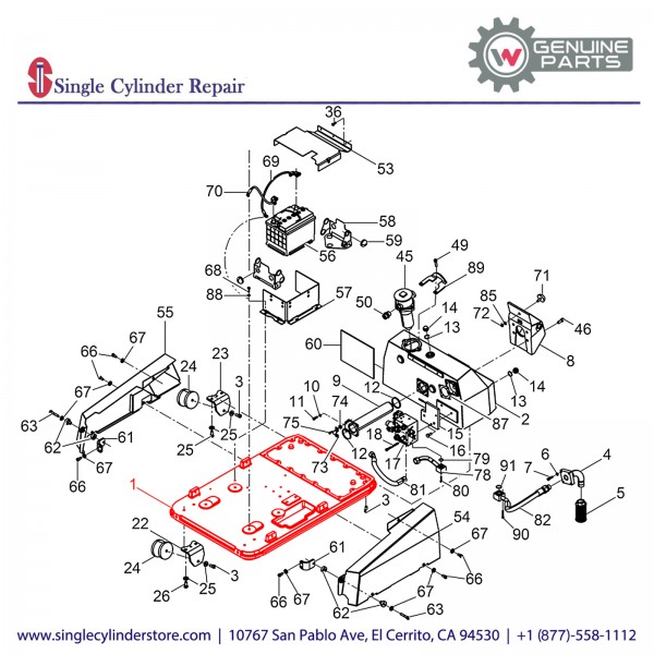 Wacker 5000203249 Upper Mass