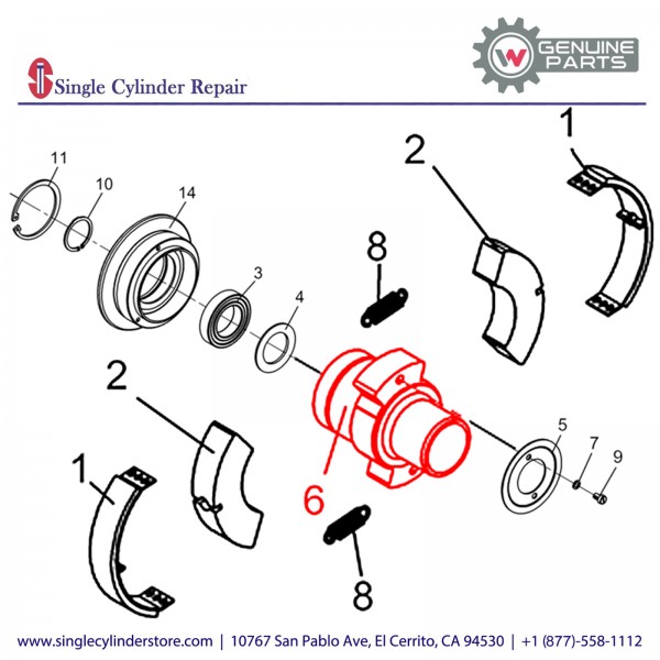 Wacker 5000203284 Hub