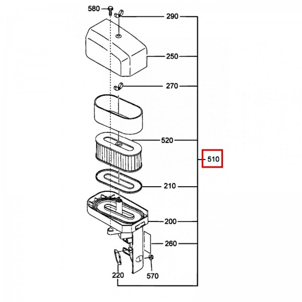 Wacker 5000210086 Air cleaner 