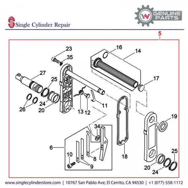 Wacker 5000210280 Crank Starting