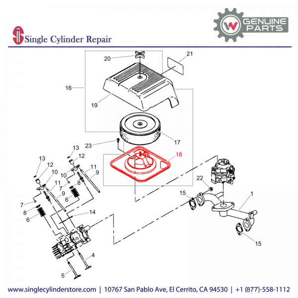 Wacker 5000215250 Air cleaner bracket