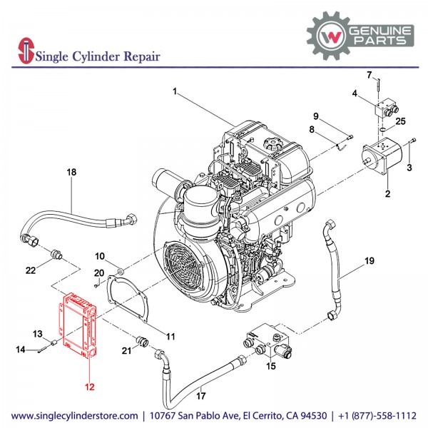 Wacker 5000220029 Radiator