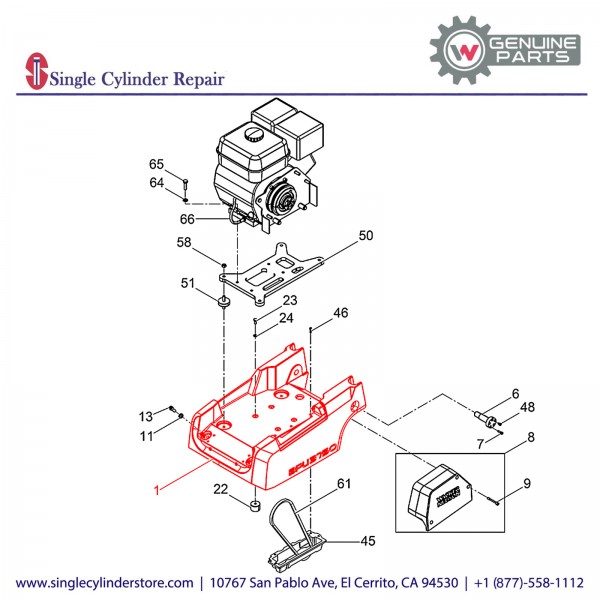 Wacker 5000220058 Upper mass