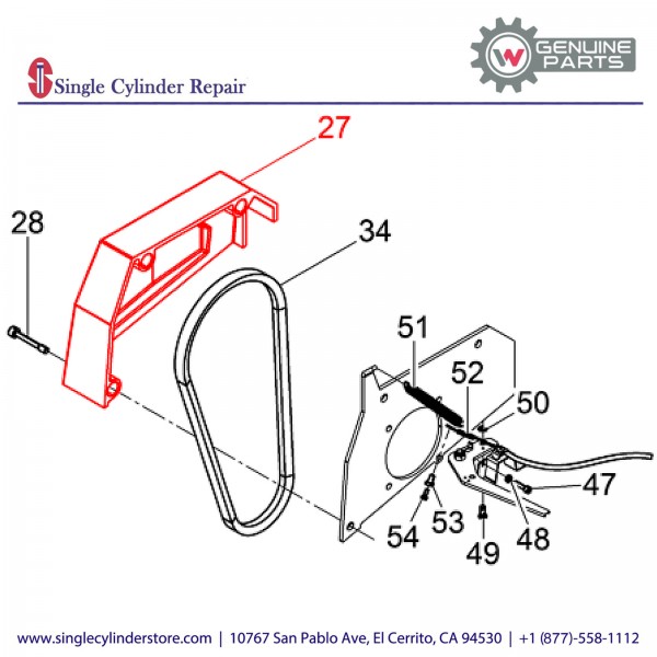 Wacker 5000220150 Covering right