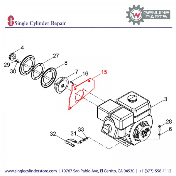 Wacker 5000220151 Plate cpl