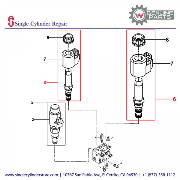 Wacker 5000220192 Control Valve