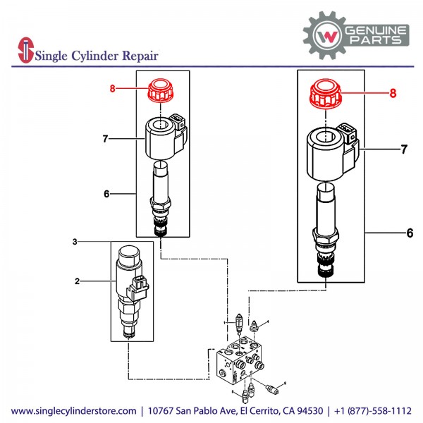 Wacker 5000220194 Valve cap