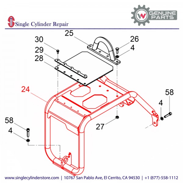 Wacker 5000220235 Frame Protective