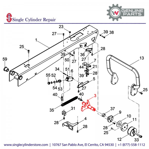 Wacker 5000220275 Shaft