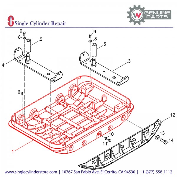 Wacker 5000220330 Baseplate