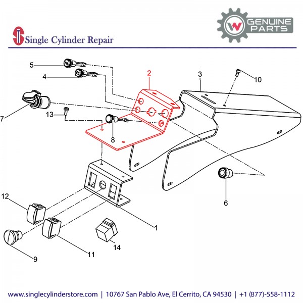 Wacker 5000220358 Bracket