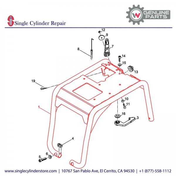 Wacker 5000220548 Protective frame