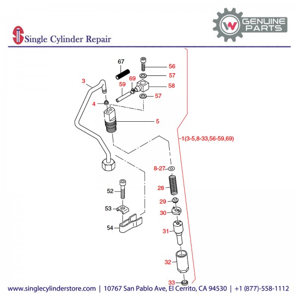 Wacker 5000227664 Injection Valve