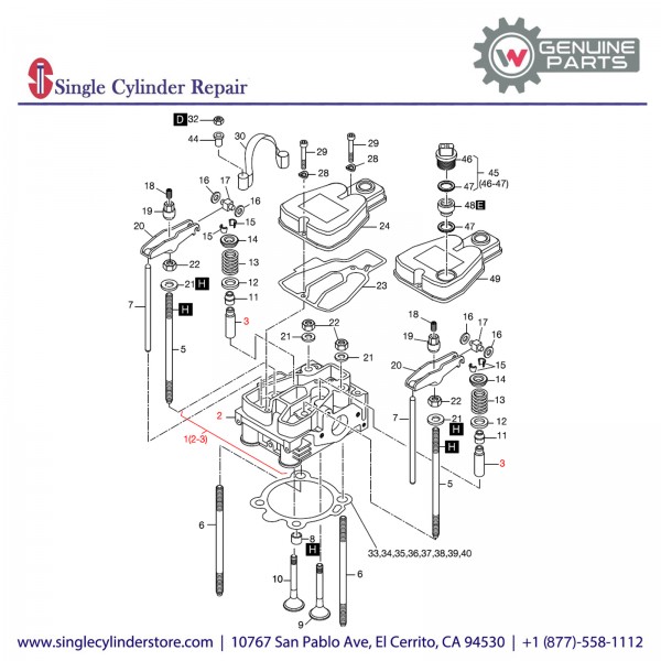 Wacker 5000227666 Cylinder Head