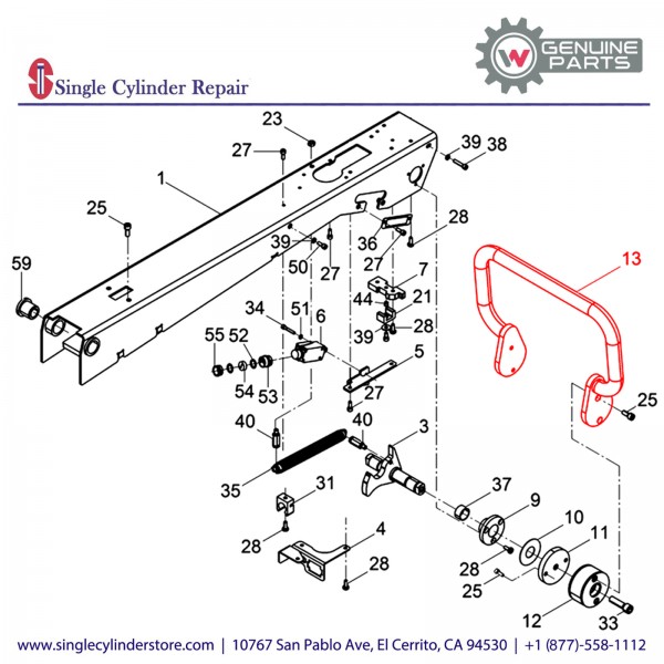 Wacker 5100000047 Lever