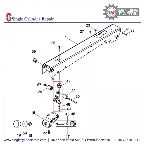 Wacker 5100002702 Lock