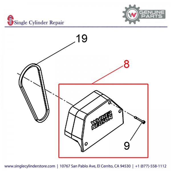 Wacker 5100002781 Belt Guard