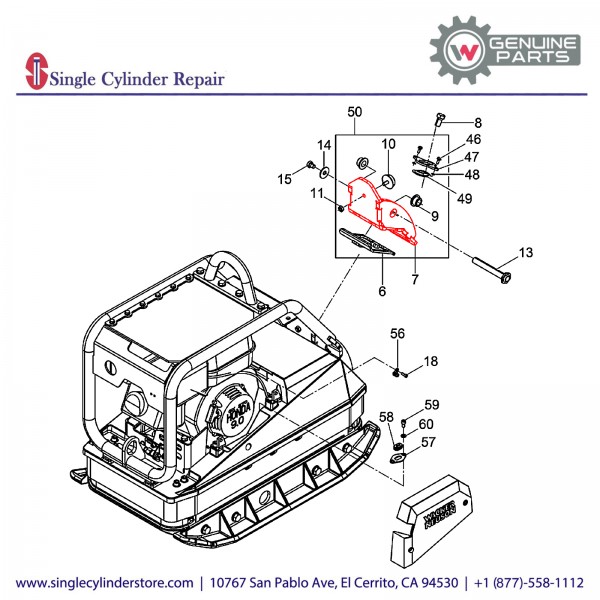 Wacker 5100003725 Support