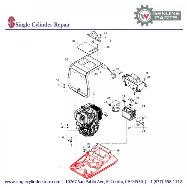 Wacker 5100003737 Upper Mass