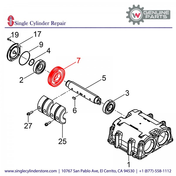 Wacker 5100004306 Gear