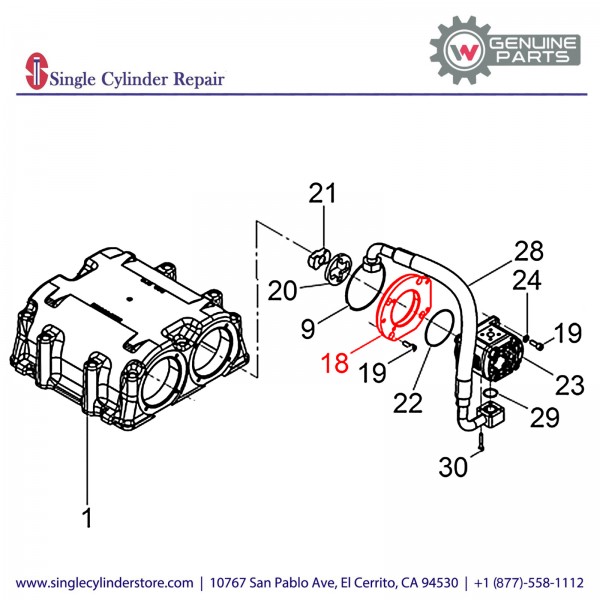 Wacker 5100004409 Flange