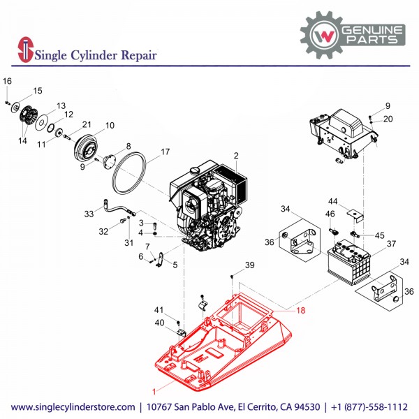 Wacker 5100004978 Upper Mass