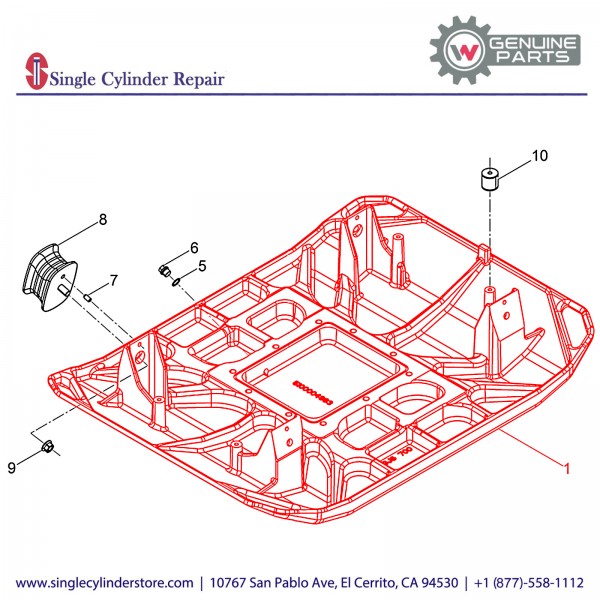 Wacker 5100004986 Baseplate