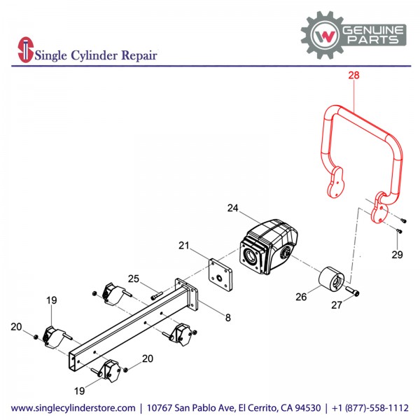 Wacker 5100005124 Clamp