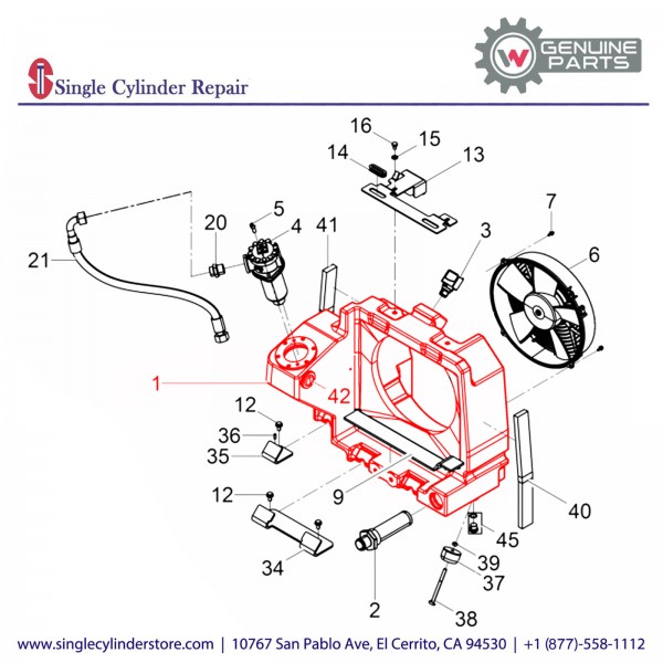 Wacker 5100005485 Hydraulic Tank