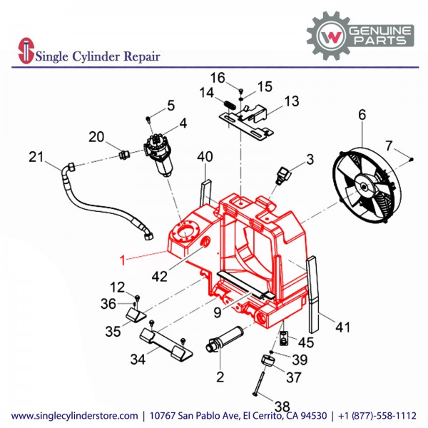 Wacker 5100005488 Hydraulic Tank