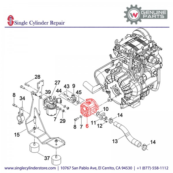 Wacker 5100005655 Gear Pump