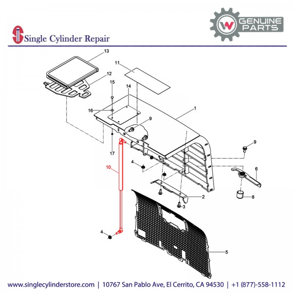 Wacker 5100005810 Compr Spring