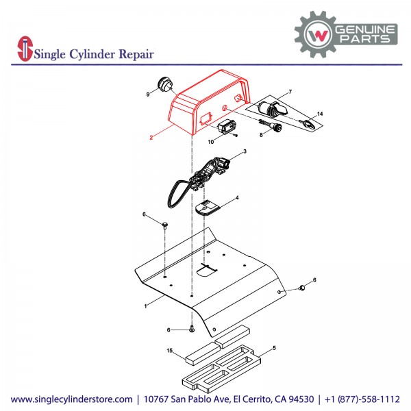 Wacker 5100010085 Housing