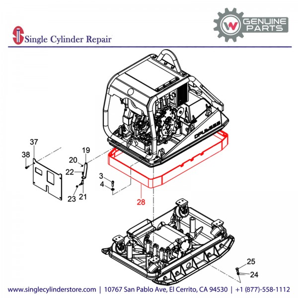 Wacker 5100009633 Apron