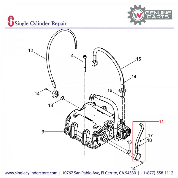 Wacker 5100010051 Hose pipe