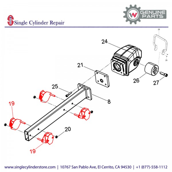 Wacker 5100010497 Shockmount