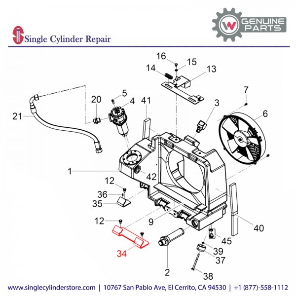 Wacker 5100010567 Bracket