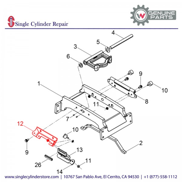 Wacker 5100010583 Bracket