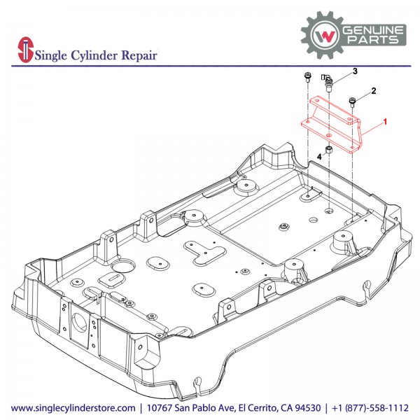 Wacker 5100010590 Bracket