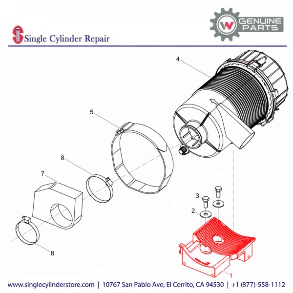 Wacker 5100010911 Bracket