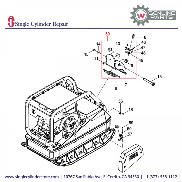 Wacker 5100010938 Support cpl