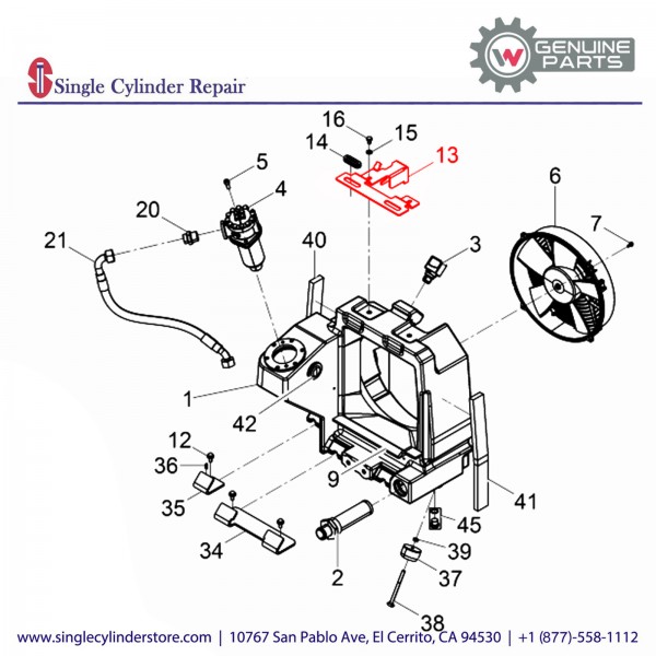 Wacker 5100014130 Bracket