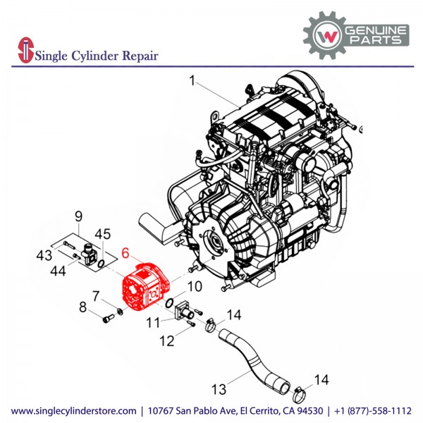 Wacker 5100015729 Gear Pump