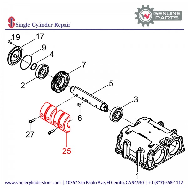 Wacker 5100016126 Eccentric Weight