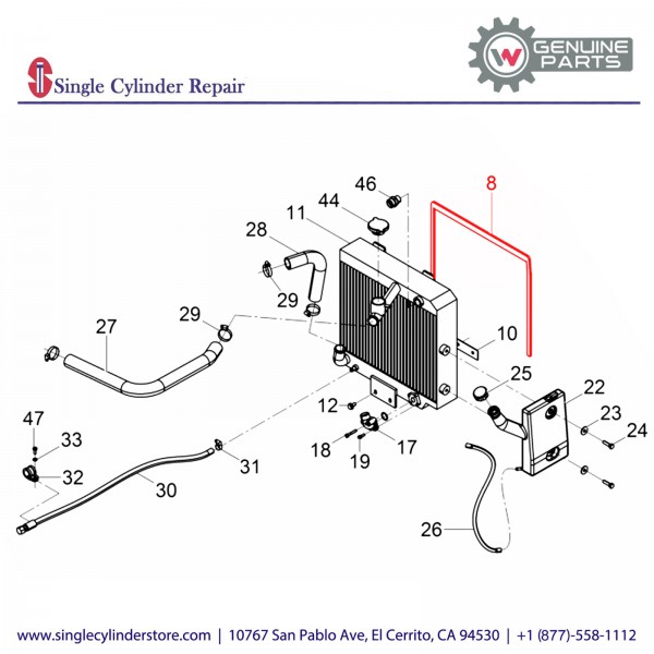 Wacker 5100016477 Gasket