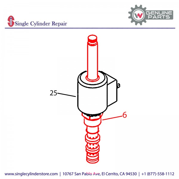 Wacker 5100016780 Steering valve