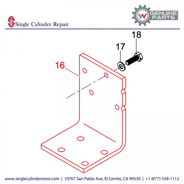 Wacker 5100016789 Mounting bracket