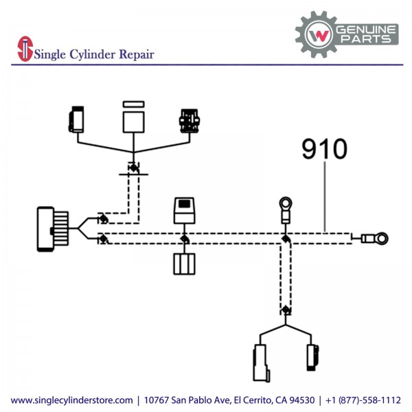 Wacker 5100017581 Wiring harness